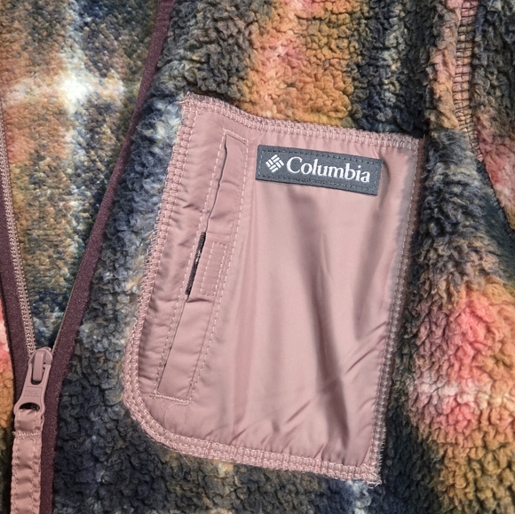 Columbia West Bend Print Full Zip Sherpa - Picture 4 of 7